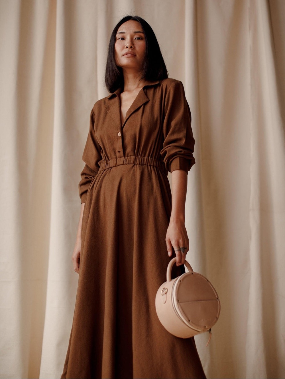 Cord Studio Shirt Dress - XS